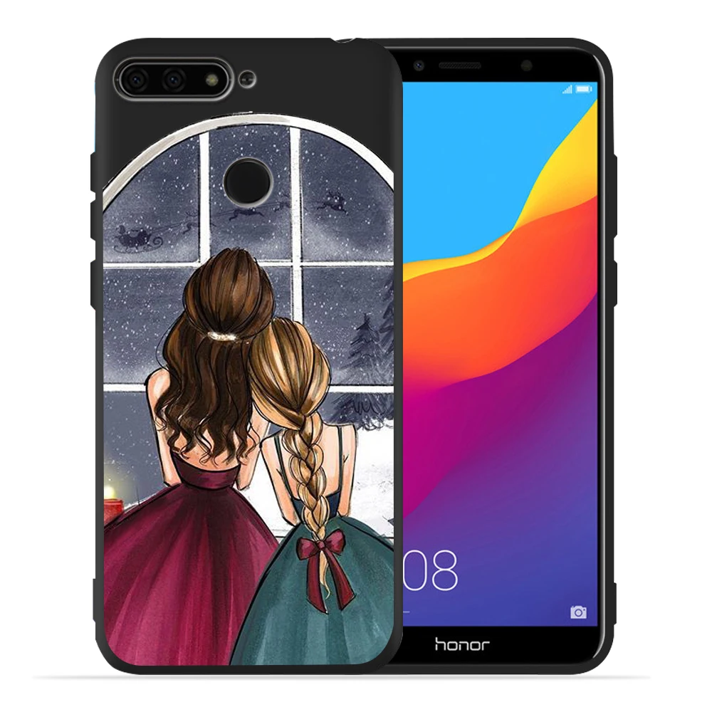 13 Чехол для Huawei Honor 10 Lite, Модный чехол Super Mom, милый детский чехол для Honor 9 Lite 10 9 8 8x 8c 8 Lite, защитный чехол Etui - Цвет: 13
