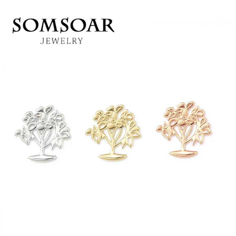 Somsoar ювелирные изделия Древо жизни DIY амулеты для кожаного обертывающегося