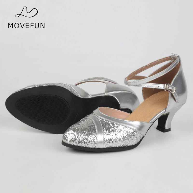 Movefun/бальные туфли для латинских танцев женская танцевальная обувь сальсы и