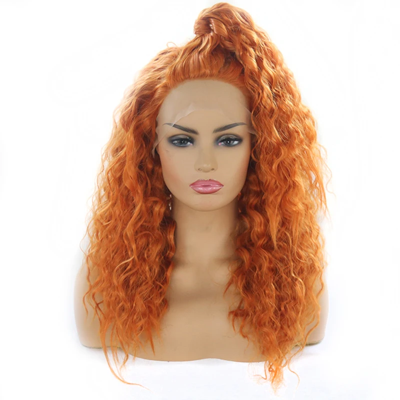 Парики из искусственных волос без шапочки основы короткий кудрявые черный/белый