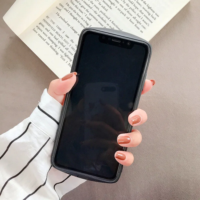 Мультяшный любимец Зонт кошка Мэри Даффи чехол для iPhone X XR XS MAX 8 7 6s plus милое Закаленное стекло Защитная стеклянная крышка Coque