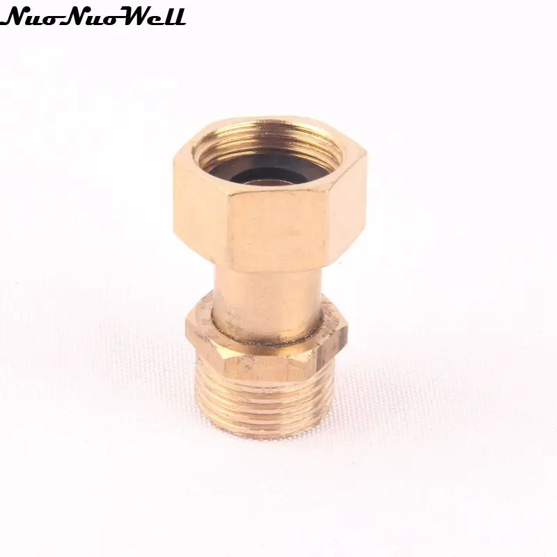 

1/2 дюйма штекер-гнездо муфта редуктора резьба двойной ниппель медная труба 100% латунный водяной пистолет соединитель для шланга Соединение распылителя