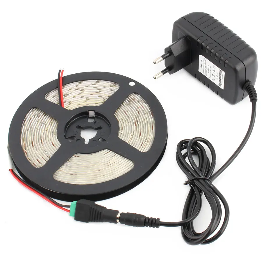 RGB Светодиодная лента 12 В гибкий светильник 2835 5 м водонепроницаемый ledstrip веревка