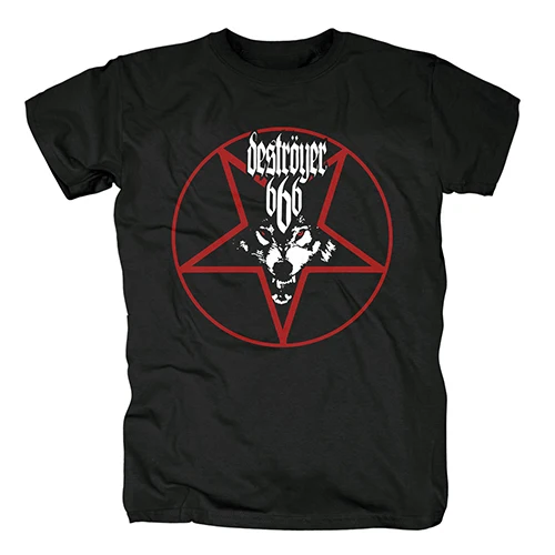 style7 Bloodhoof destroyer666 Unchain the Wolves brutal death metal thrash metal Новая Черная хлопковая Футболка Азиатский размер - Цвет: style7