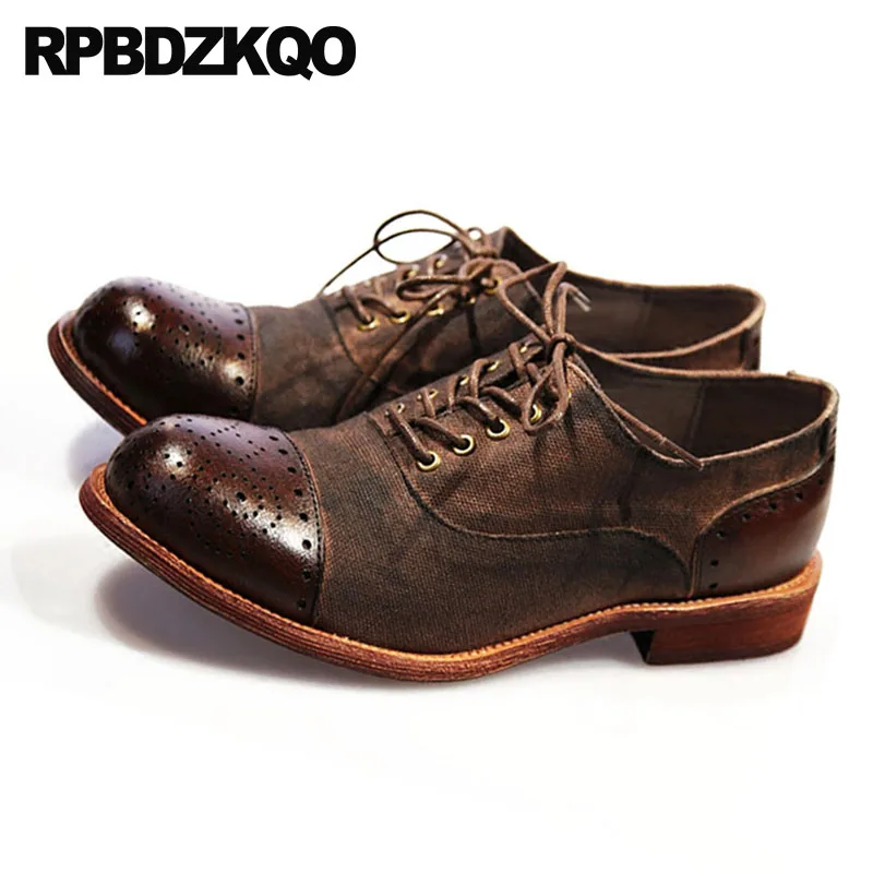 Формальные итальянские Свадебные Броги из коровьей кожи мужские оксфорды