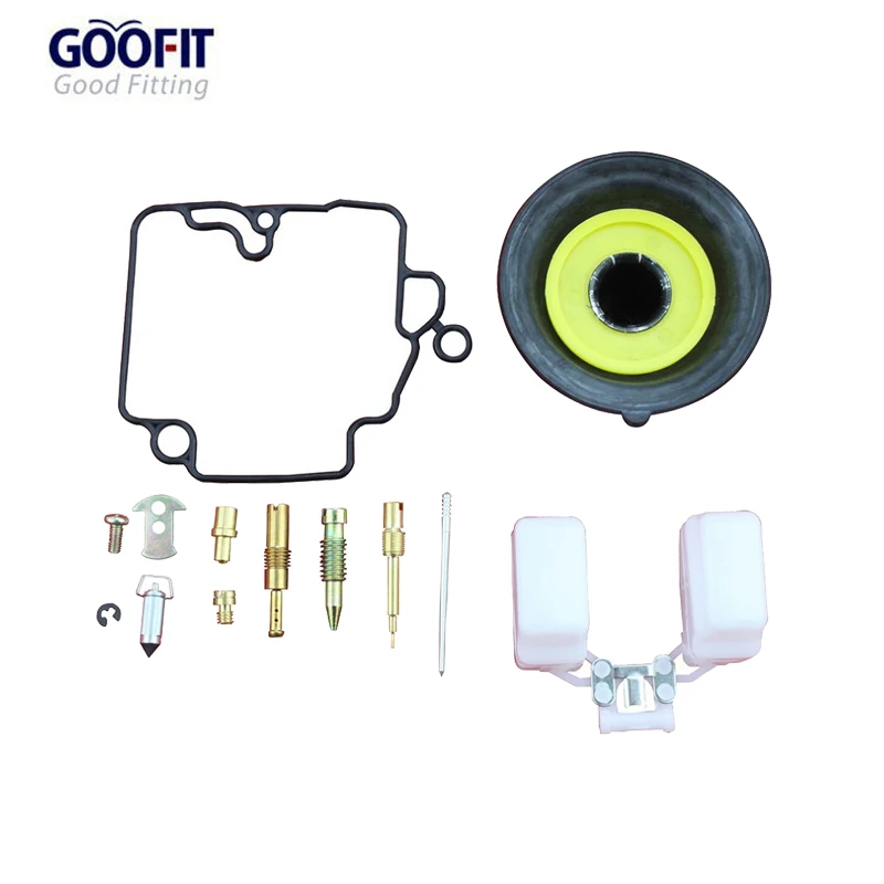 GOOFIT 16 5 мм Карбюратор Ремонтный комплект Rebulit комплекты для GY6 49cc 50cc газовый скутер