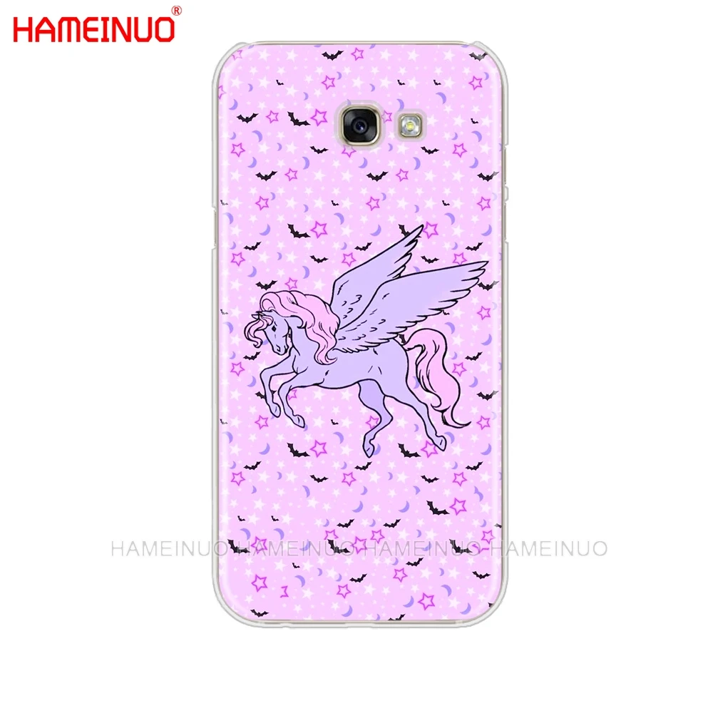HAMEINUO Pastel Готическая девушка летучая мышь радуга разноцветный чехол для телефона