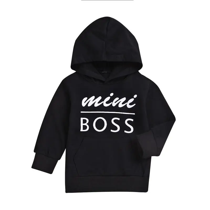 Модные теплые толстовки с капюшоном для маленьких мальчиков и девочек блузка