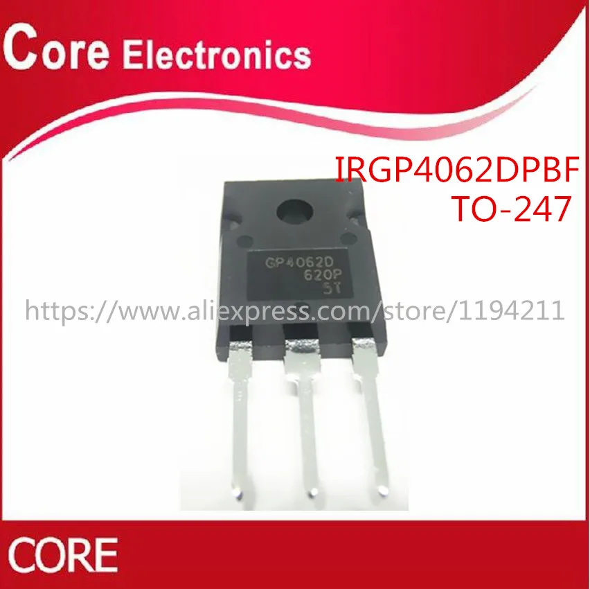 20 шт./лот IRGP4062DPBF IRGP4062D GP4062D IGBT 600 в 48 а 250 Вт TO247AC | Электронные компоненты и
