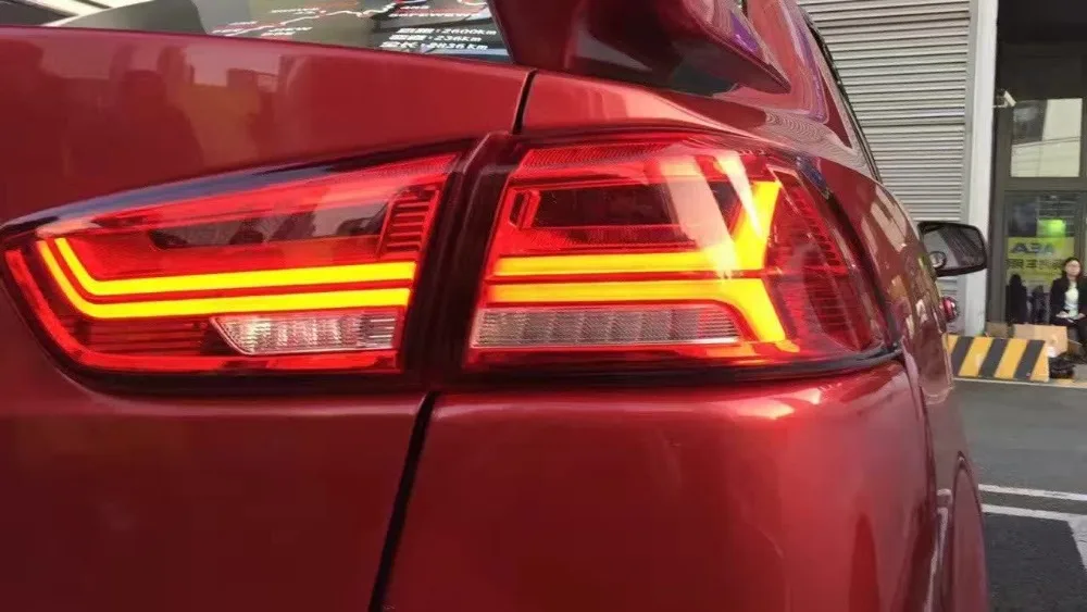 Автостайлинг для Mitsubishi Lancer задсветильник s LED 2008 ~ 2015 автомобильные аксессуары Lamp