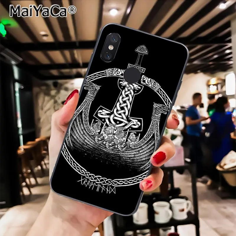 MaiYaCa Ragnar Lothbrok Vikings Series чехол для телефона чехол для Xiaomi Redmi4X 6A S2 Go Redmi 5 5Plus Note4 Note5 7 Note6Pro