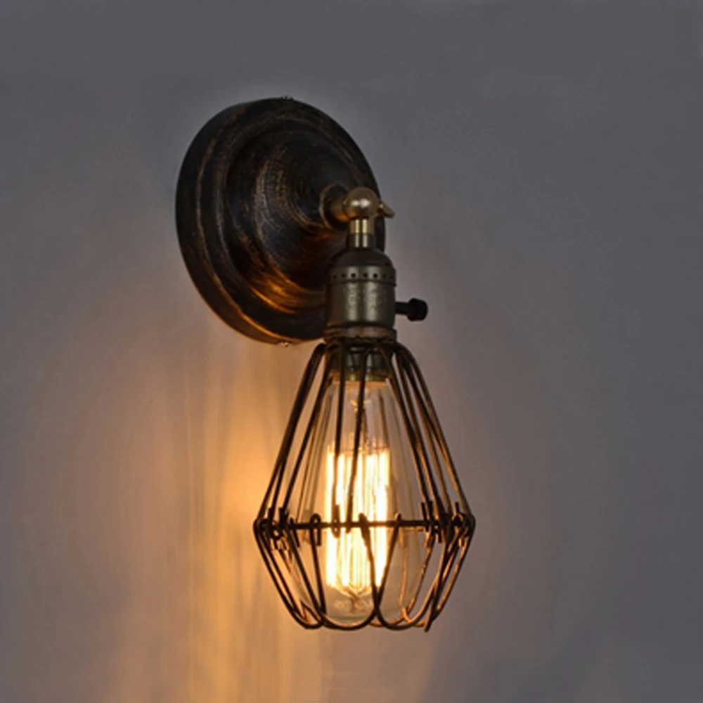 Винтажные комнатные настенные светильники кухонная стандартная кованая