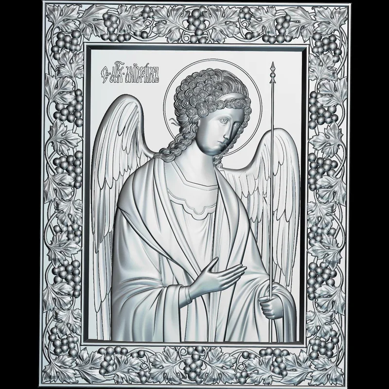 

3d-модель Archangel Michael-St.-Michael для ЧПУ формы STL религия 3d рельефная модель STL роутер 3-осевой гравер ArtCam