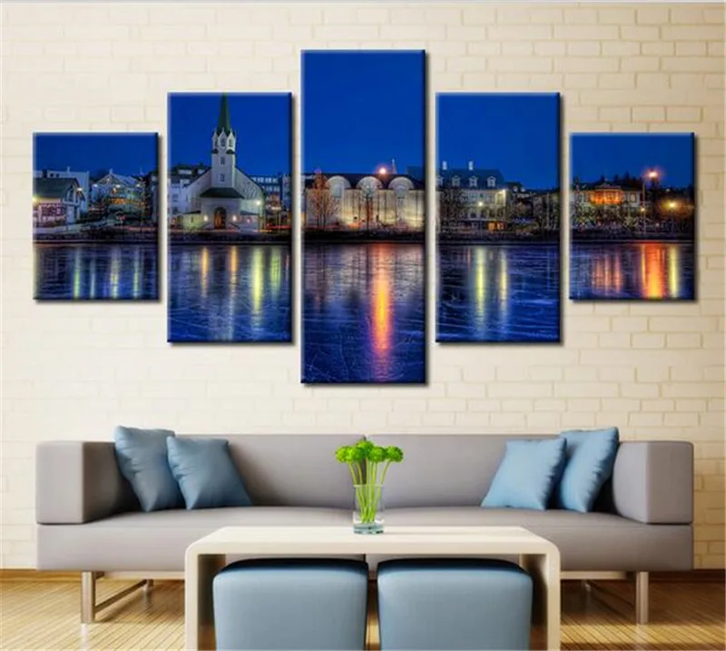 Настенная Картина на холсте в скандинавском стиле Современная картина маслом