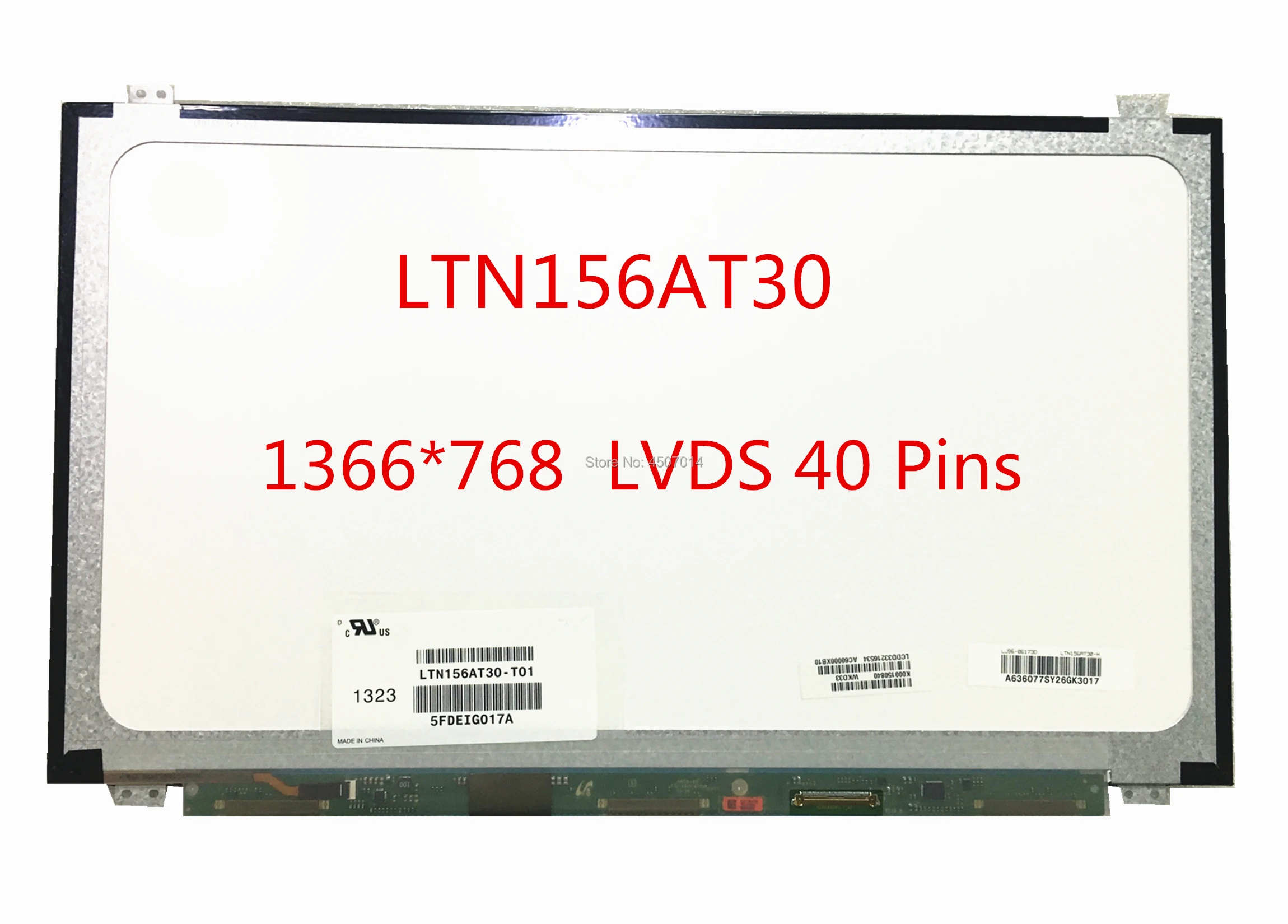 Бесплатная доставка LTN156AT30 N156BGE LA1 LB1 LTN156AT29 L01 LTN156AT34 D01 LP156WHU TLA1 TLAA ЖК экран 1366*768 LVDS 40