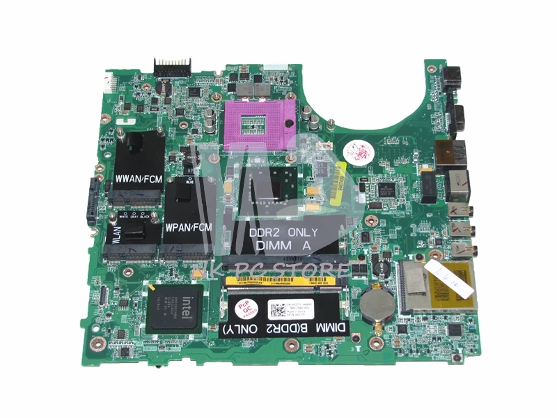 

Материнская плата NOKOTION 1535 0H277K H277K, материнская плата для ноутбука Dell Studio, GM965 DDR2, Бесплатный процессор