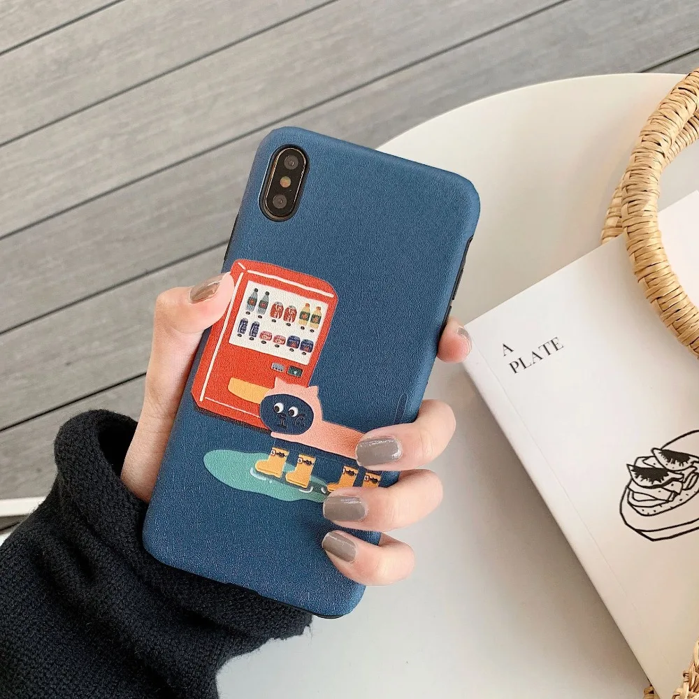 Чехол с изображением животных для iPhone XR XSMAX Foods рисунком 6 S 7 8 Plus модный Забавный