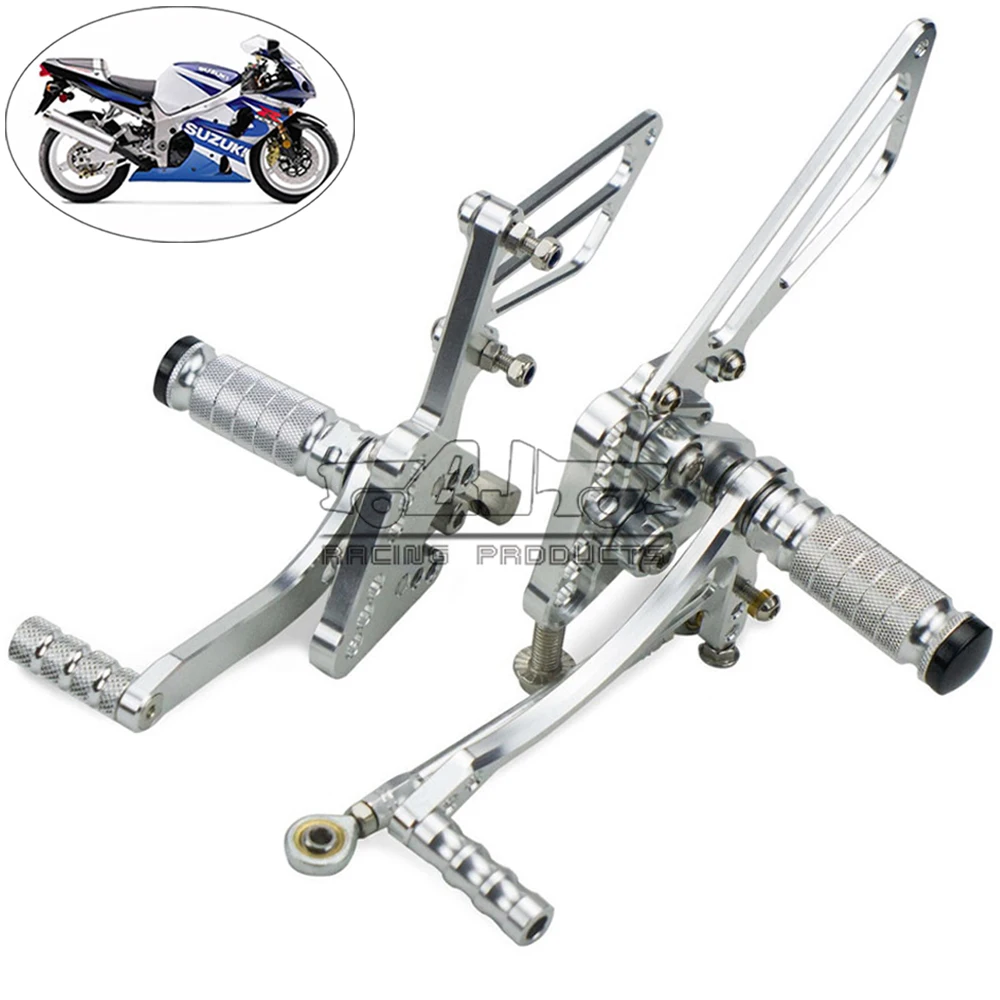 Регулируемая подставка для ног Bj moto rcycle Moto Racing GSXR1000 задняя Suzuki GSXR 1000 2005 2006
