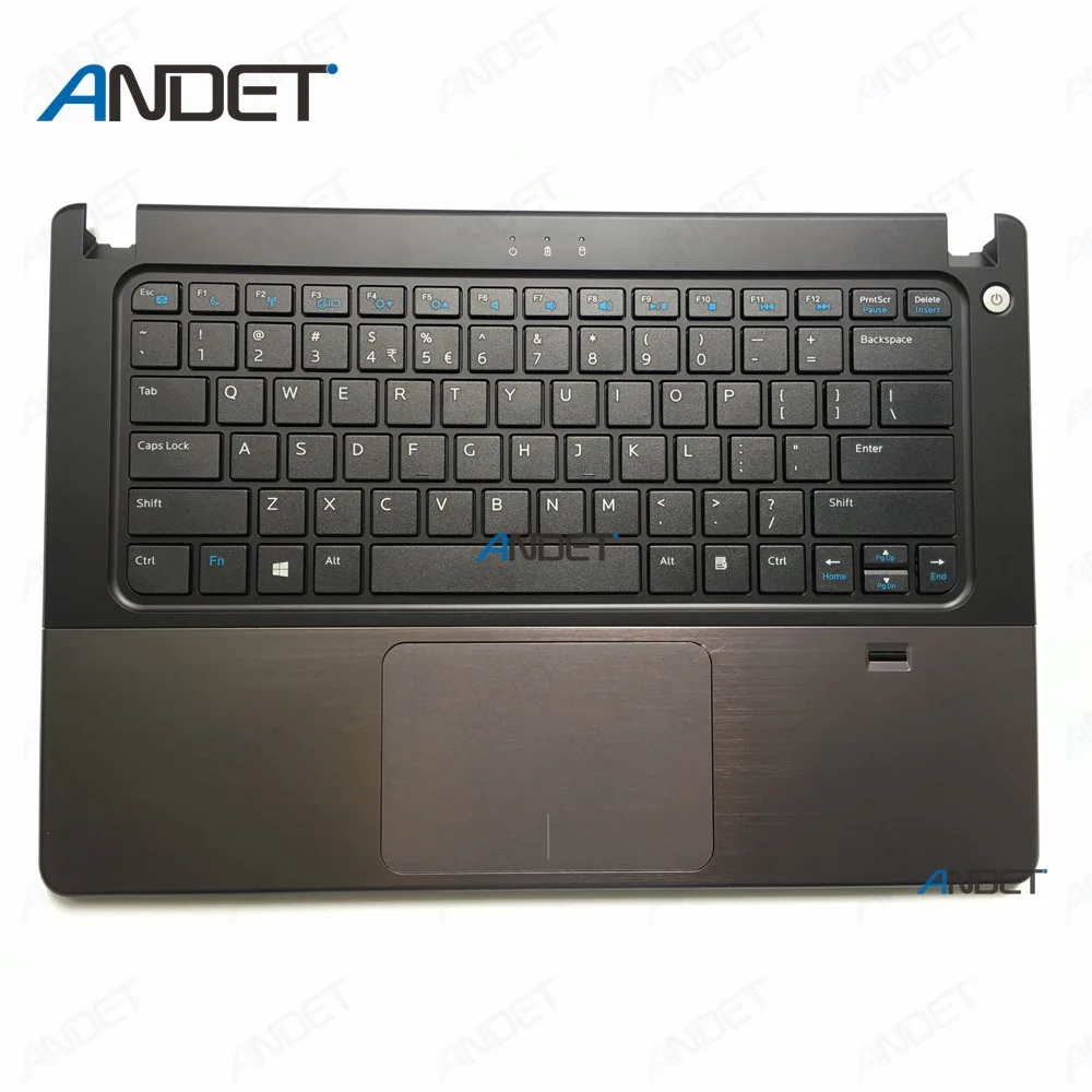 100 new US FPR Для Dell Vostro V5460 V5470 V5480 5460 5470 5480 Упор для рук верхний чехол с рамкой крышка оболочка Клавиатура Тачпад - Цвет: 100 new US FPR