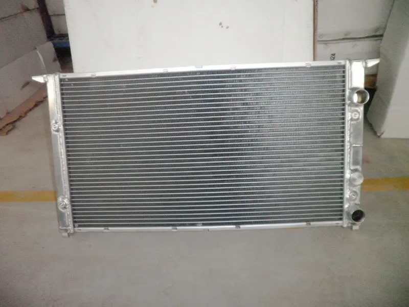 Алюминиевый гоночный радиатор 2 ряда 42 мм для VW Volkswagen Golf Mk3 MK III GTI MT 2.8L VR6 + FAN 94 95 96 97 98