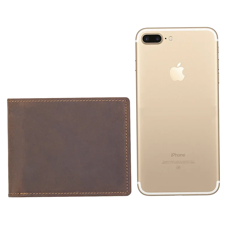 J.M.D Высокое качество Crazy Horse кожа ID держатель карты бумажник R 8165R|f wallet|fashion walletquality