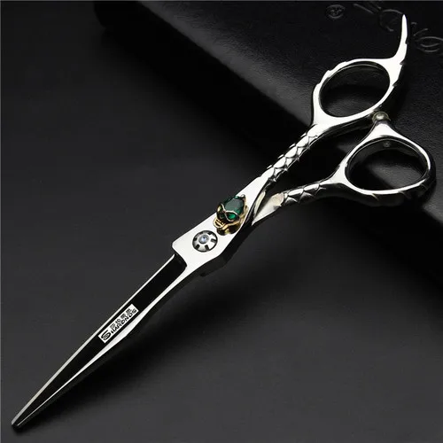 6inch RIGHT HAND Профессиональные Парикмахерские ножницы для парикмахера 6,0 440c 7/5. 5 дюймов правая левая рука haidression ножницы для резки филировочные ножницы - Цвет: 6inch RIGHT HAND