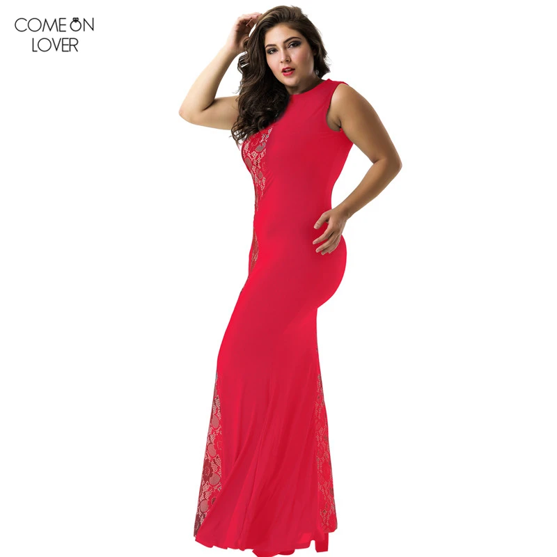 Comeonlover пин-ап вещей Большие размеры сарафаны женское платье вязаное RY80054