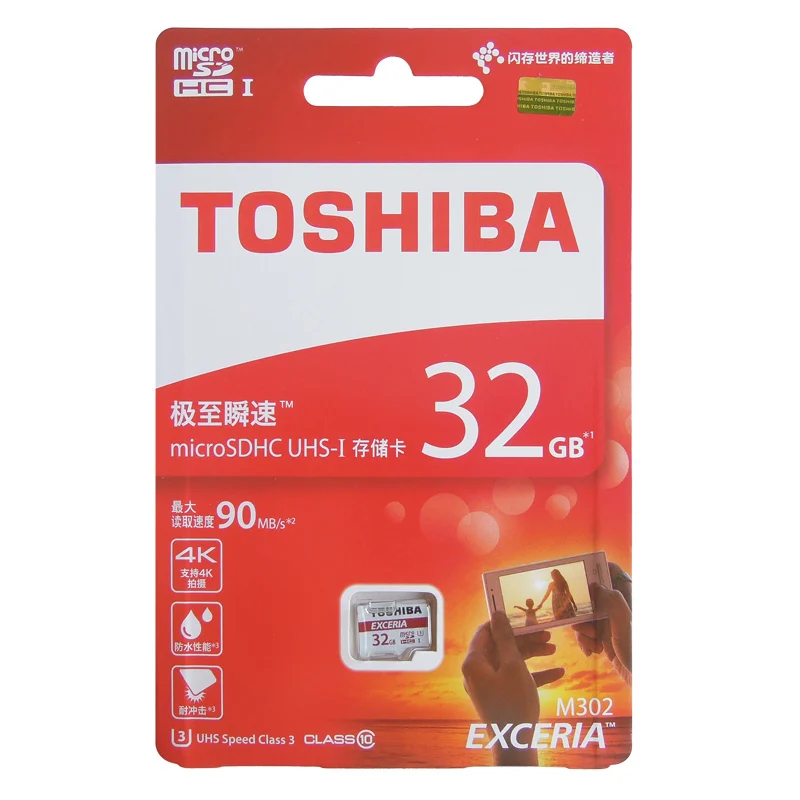 TOSHIBA SDHC Карты Памяти 16 Г 32 Г 64 Г 128 Г U3 SDXC Micro SD класс 10 Micro SD UHS TF Trans Flash Microsd Карты Макс ДО 90 МБ/с