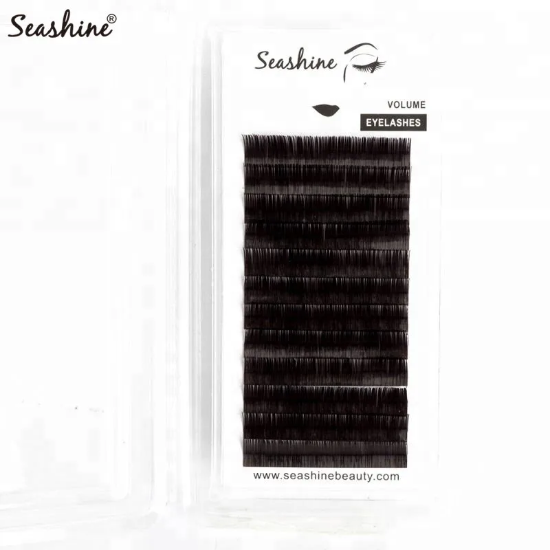 

Wholesale Seashine Individual Volume Eyelashes Extension 1 Tray Synthetic Hair Eyelash Extention Volume Fans Lash Free Shipping