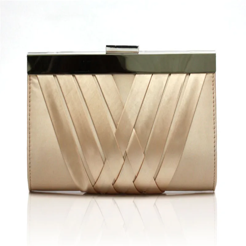 2019 элегантный женский клатч шампанского вечерние сумки Шелковый тканевый чехол
