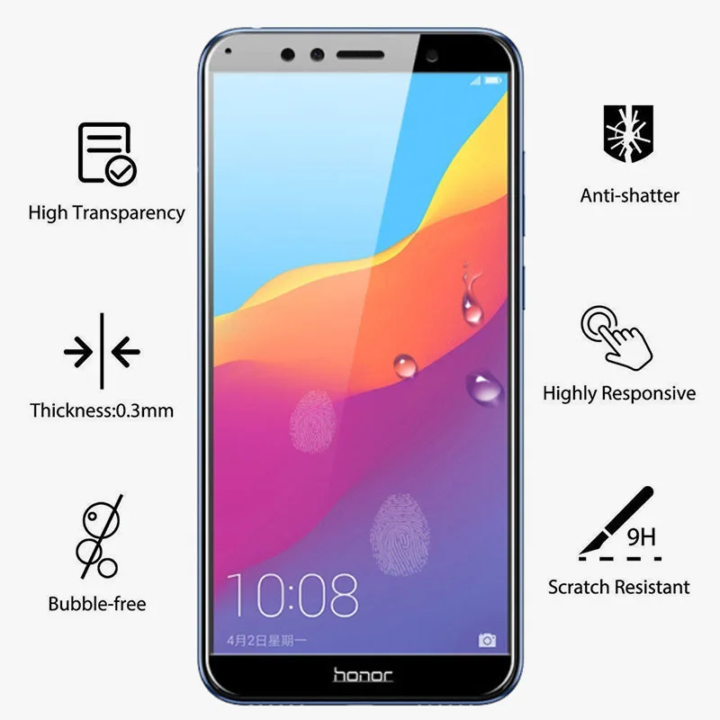 Чехол из закаленного стекла на Honor 7a 7c Pro 7x7 s стекло для Huawei 7 A X C S apro Honor7a Honor7x Honor7c