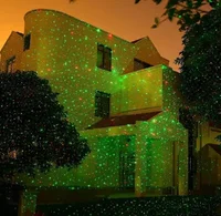 Outdoor Laser Christmas Lights Projector Star Red Green Firefly Spotlights Garden House Yard Patio Landscape Holiday Decoration