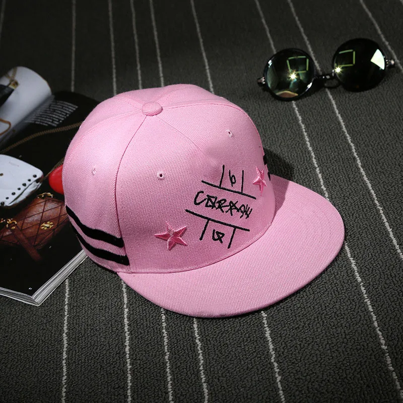 Черная Звезда вышивка хип хоп кепки для женщин мужчин мальчиков Snapback шапки весна
