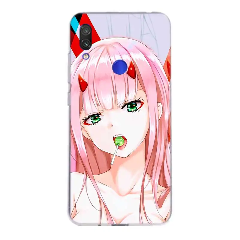 Силиконовый чехол Darling in the Franxx Zero Two для Xiaomi Redmi Y3 S2 Y2 Note 7 6 5 Pro 4 4X 5A 6A Pocophone F1 Mi 8 A2 lite 9
