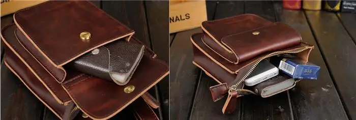 Мужская сумка из искусственной кожи поясной ремень поясная на плечо