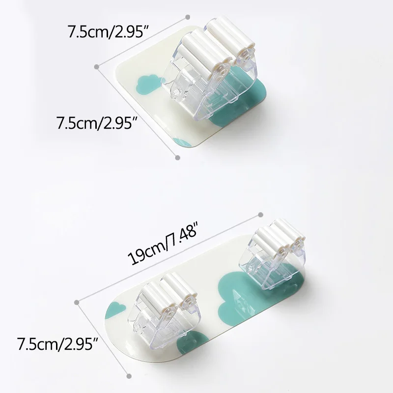 Creative Simple Wall-Mounted Mop Storage Rack Bag Box Kitchen Paste | Дом и сад