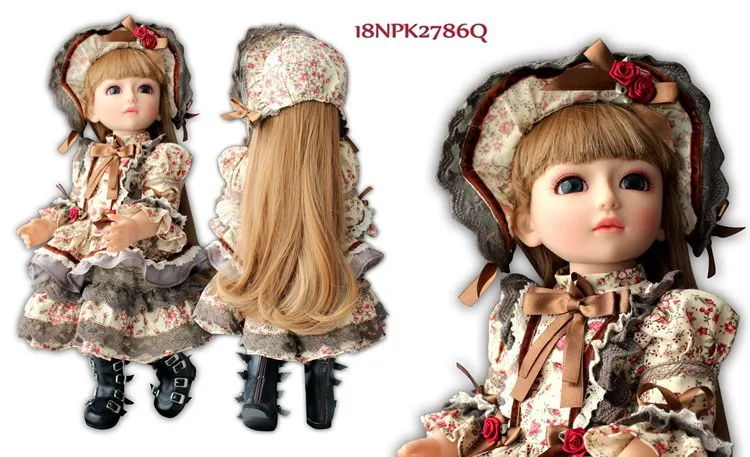 NPK 45 см новая SD/BJD виниловая кукла для новорожденных игрушки Реалистичная дома с