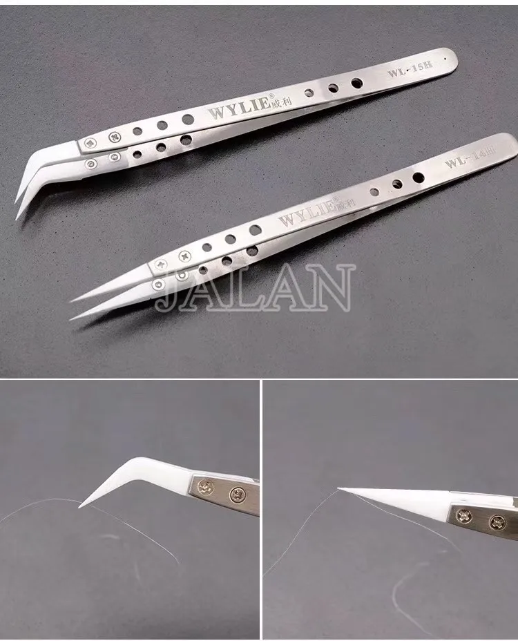 WL-14H антистатические щипцы с изогнутым прямым наконечником набор точных паяльных