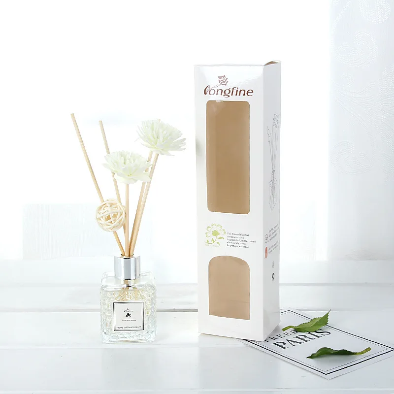 80 мл Reed диспергатор комплект Ванная комната Спальня прочного аромат Indoor