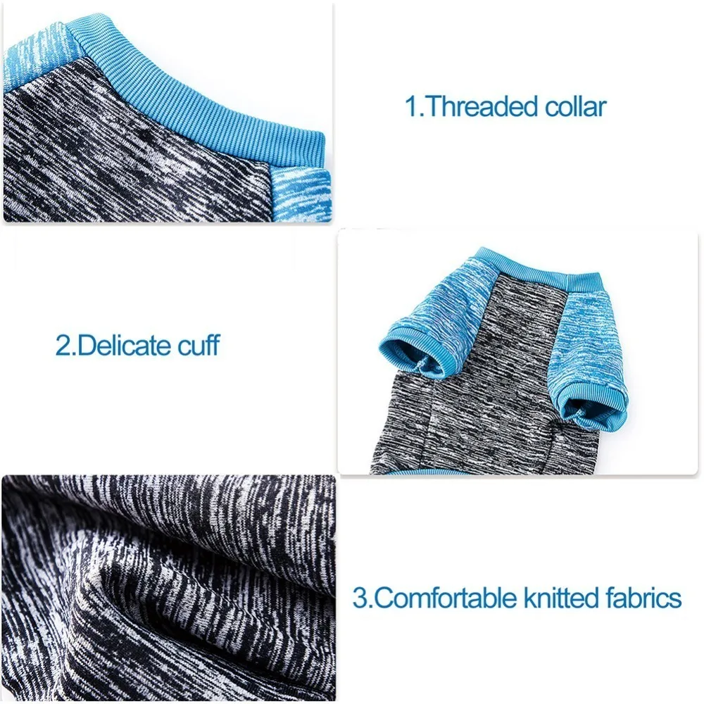 Новогодний свитер для собак вязаная крючком одежда домашних животных зимняя