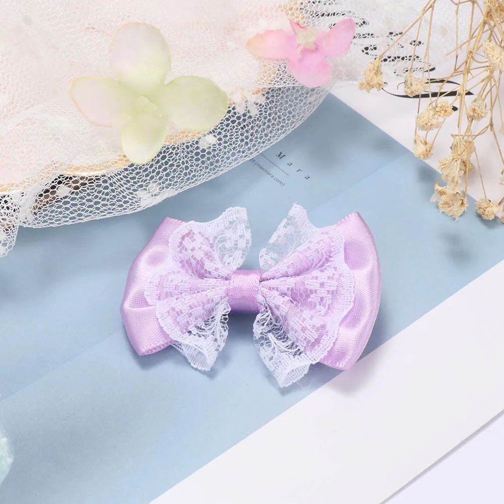 Hot sale Cute Lace Bowknot Hair Clips Baby Girl Hairpin Children Bow Accessories | Детская одежда и обувь