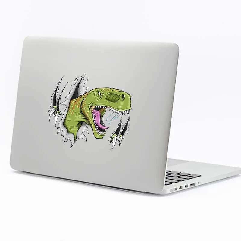 3D наклейки для ноутбука с динозавром, для Macbook Pro Air retina 11 12 13 15 дюймов hp Dell Mac Book, наклейка для ноутбука
