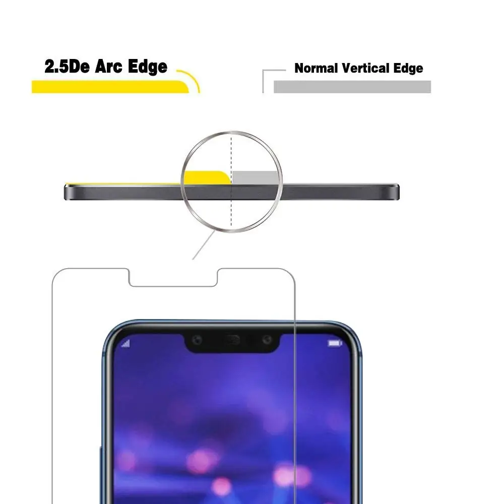 for huawei mate 20 X nova 3 3e honor V10 10 8X max P smart screen protector tempered glass p20 lite pro cristal temp |