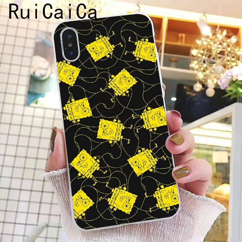 Ruicaica милый детский ТПУ чехол для телефона, чехол для iPhone 5 5Sx 6 7 7plus 8 8Plus X XS MAX XR Fundas Capa
