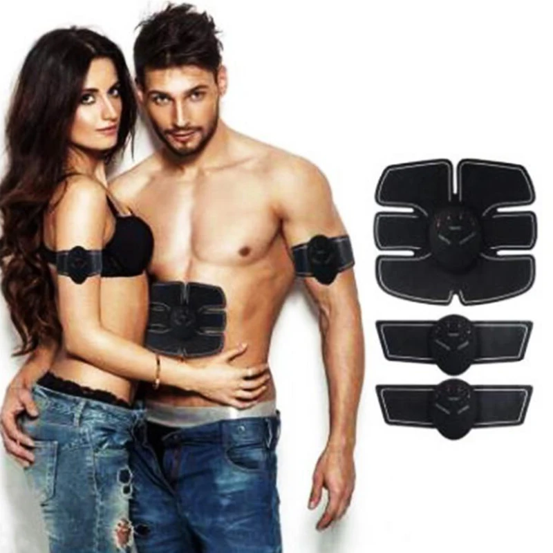Электрический стимулятор мышц Брюшная машина тренажер Пояс для Похудения ems