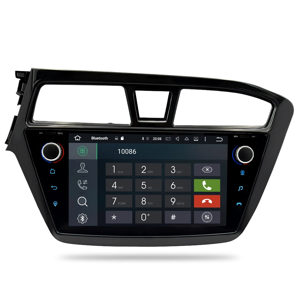 Ips 4G ram Android 9,0 автомобильный стерео радио плеер для hyundai I20- gps навигация Авто wifi FM аудио Bluetooth Мультимедиа