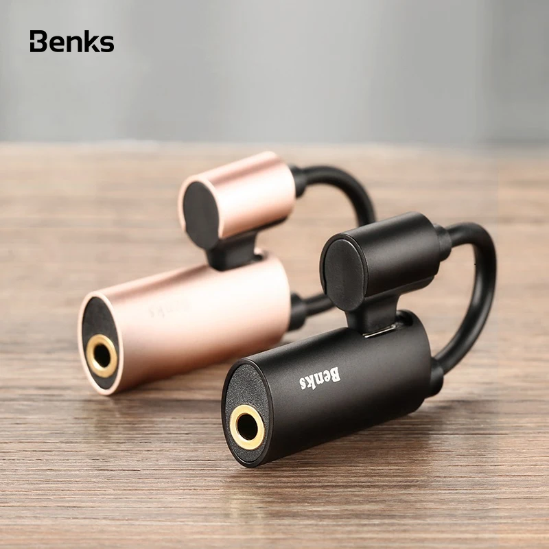 Benks Audio Charging Adapter for Iphone XR XS Max AUX Cable Lightning to 3.5mm Converter iPhone X 8 7 iOS 12 11 |