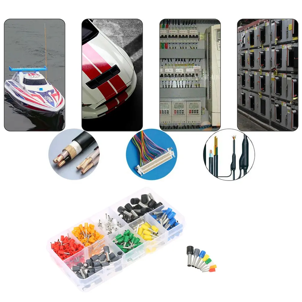 400 шт изолированный провод контактный конец терминала провода Медь обжимной