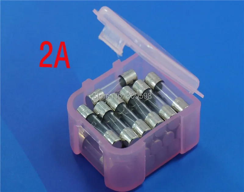 (20 шт./лот) F2A 250В 5х20 мм быстровыдувное стекло трубный предохранитель UL VDE RoHS