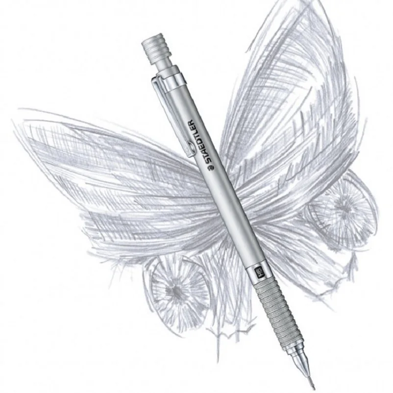 Staedtler 925 25 металлическая ручка механический карандаш 0,3/0,5/0,7/0,9/1,3/2,0 мм автоматический сварочный аппарат с карандашным рисунком дизайн письменные принадлежности